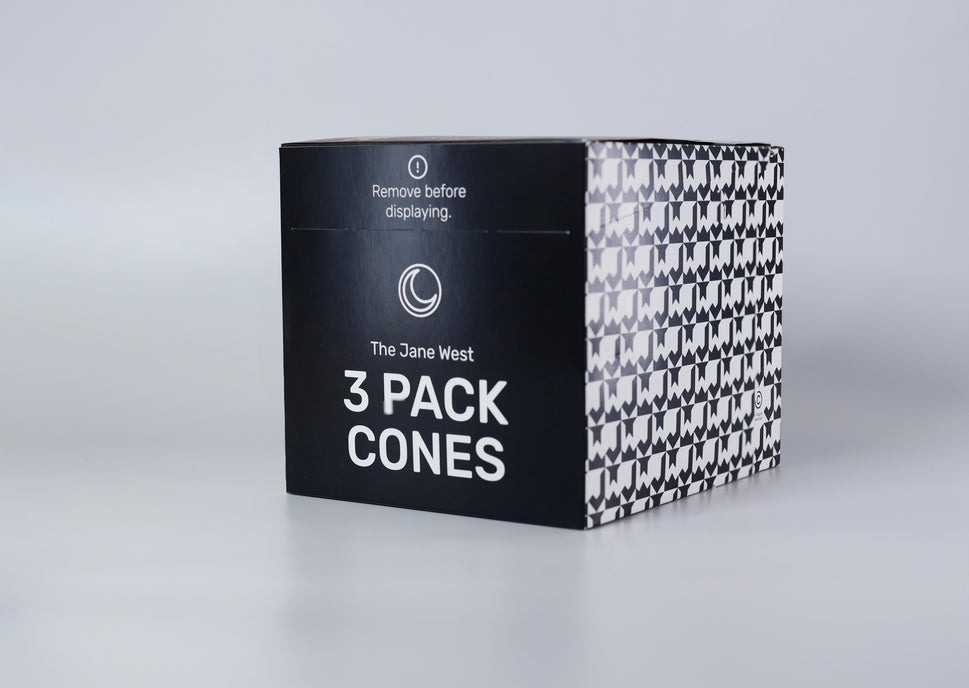 30 count 3-Pack Cones POS Display Pack (Night)