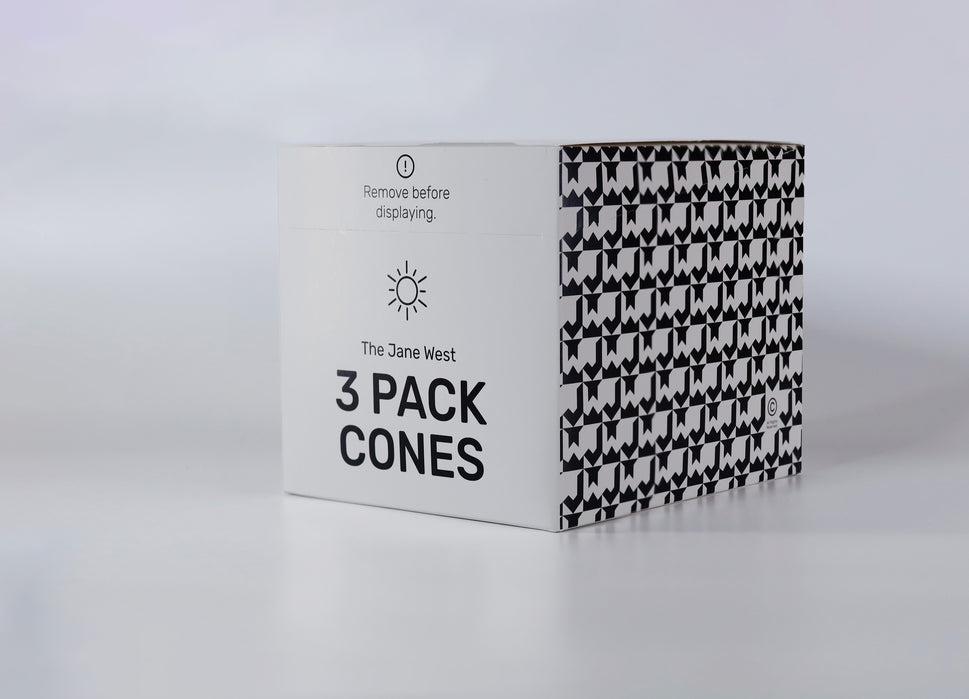 30 count 3-Pack Cones POS Display Pack (Day)