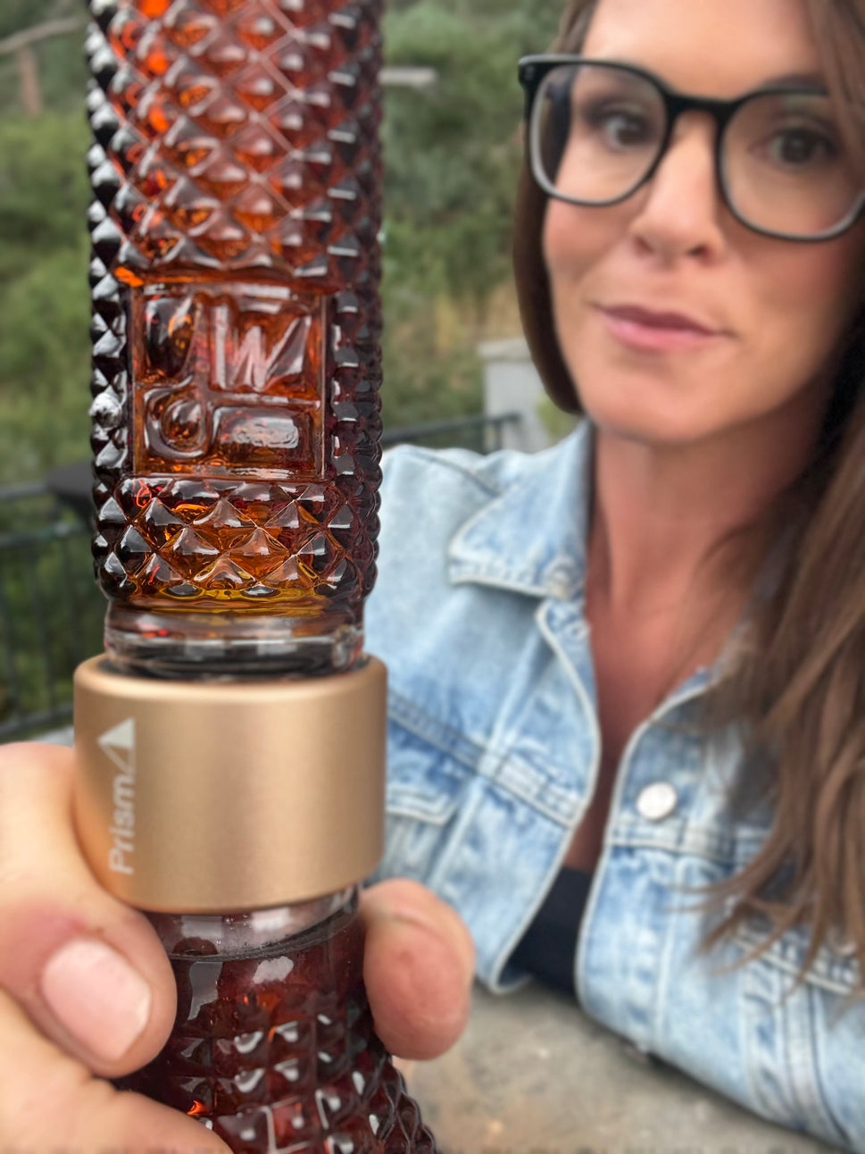 Jane West x Prism Bong - Amber