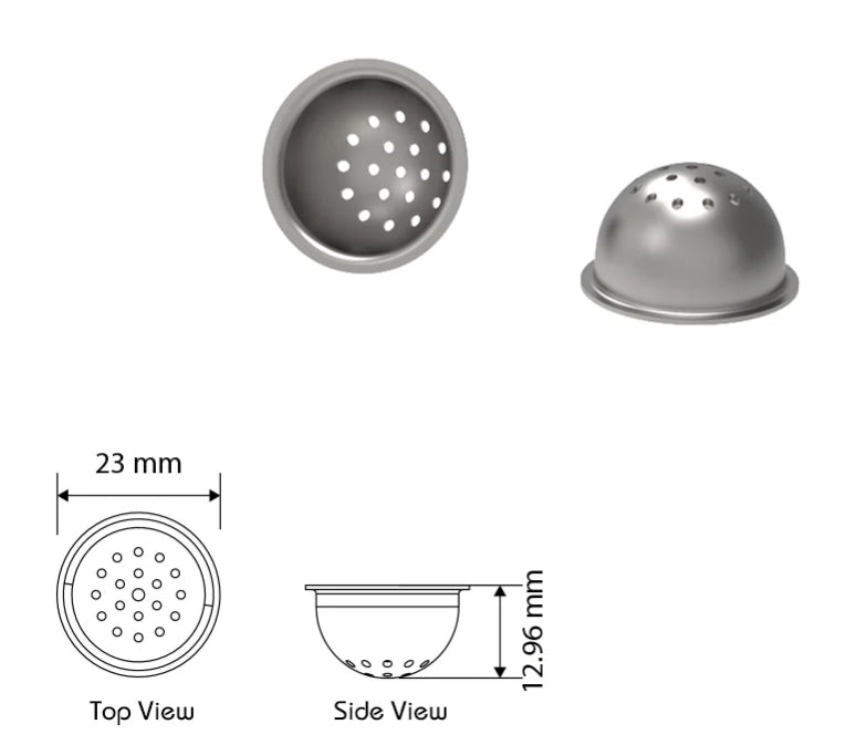 Stainless Steel Bowl (2-pack) for Outdoor Silicone Pipe