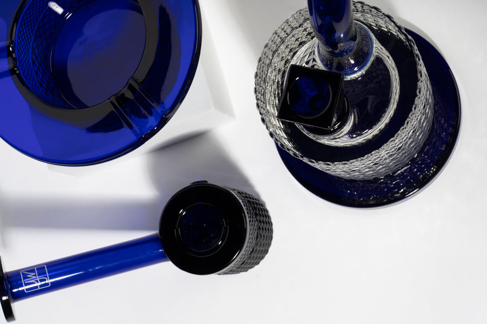 Twenties Collection Hand Pipe | Cobalt