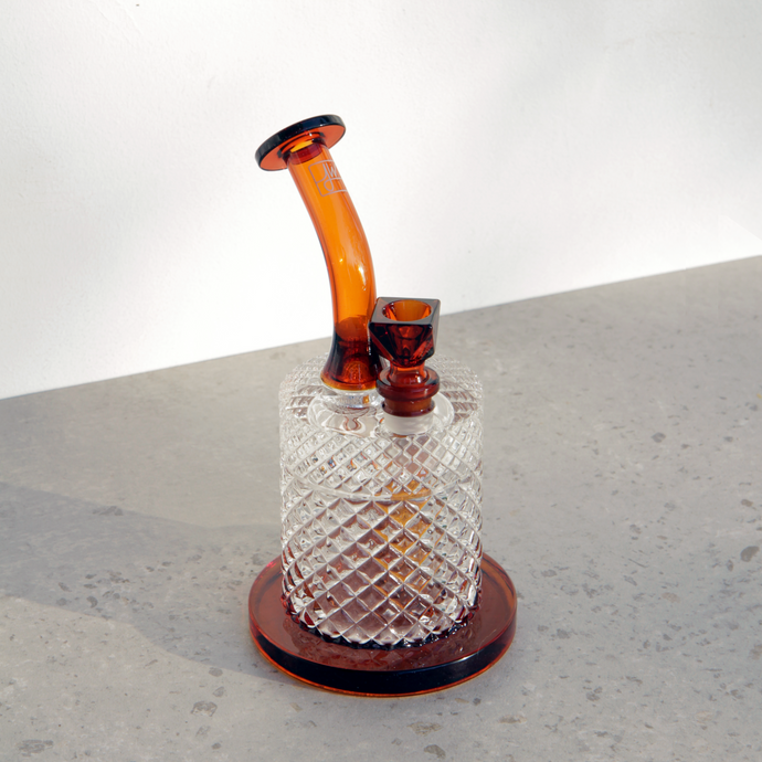 Twenties Collection Water Pipe | Amber