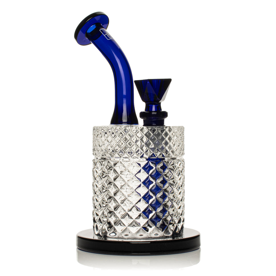 Twenties Collection Water Pipe | Cobalt